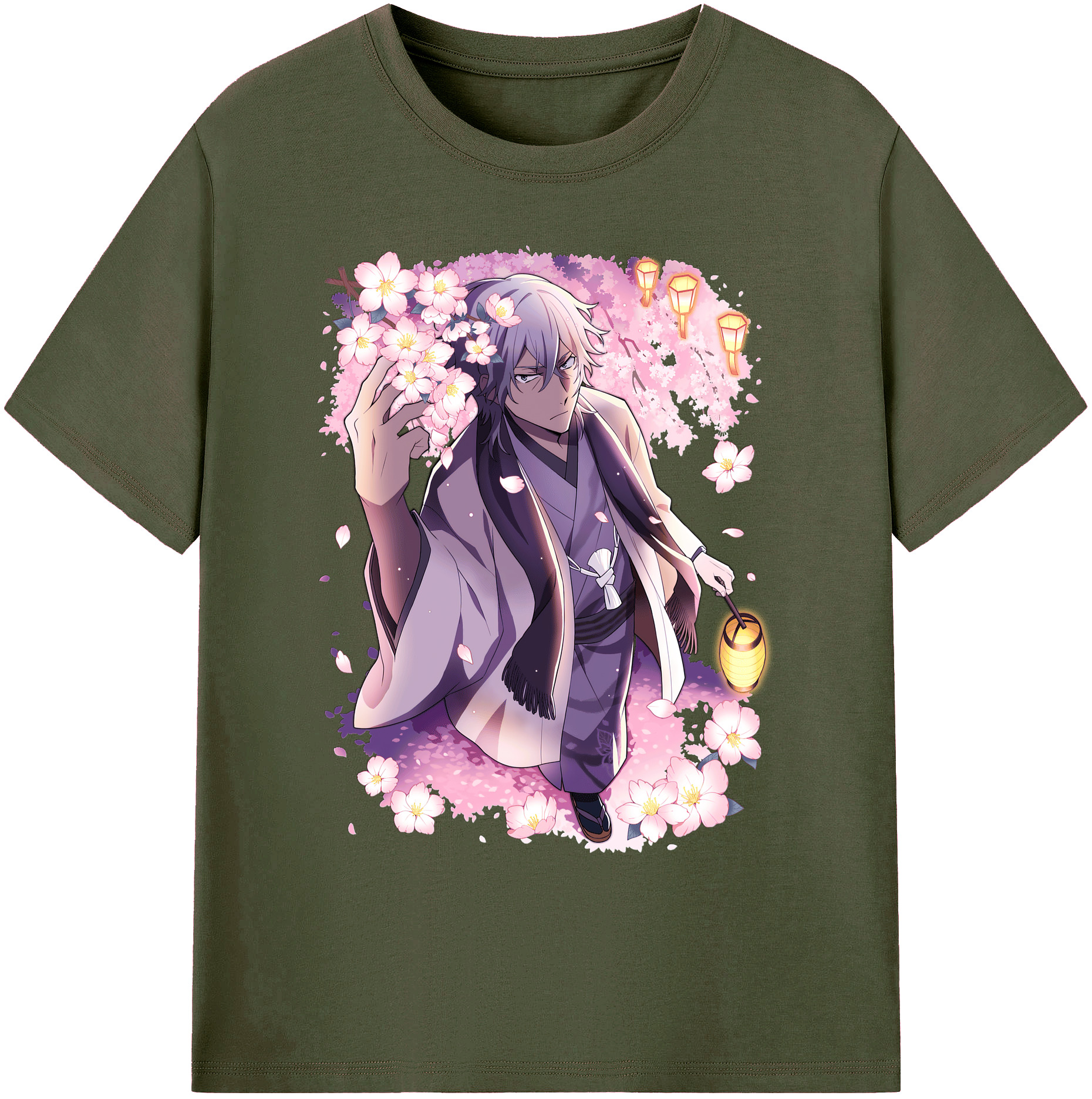 （画像用） 文豪ストレイドッグス Bungo Stray Dogs 綿100％ メンズ半袖Tシャツ｜肌触りやわらか＆通気性
